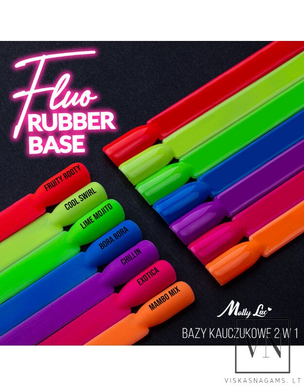 FLUO RUBBER CHILLIN neoninė bazė, 10g