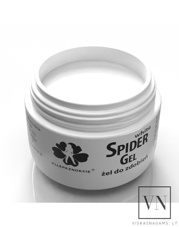 SPIDER spalvotas gelis WHITE