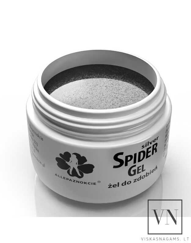 SPIDER spalvotas gelis SILVER