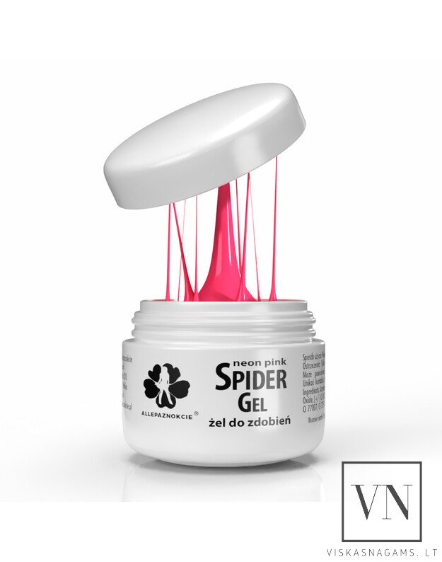 SPIDER spalvotas gelis NEON PINK 