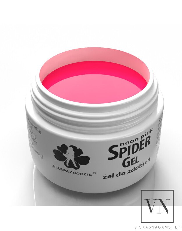 SPIDER spalvotas gelis NEON PINK 