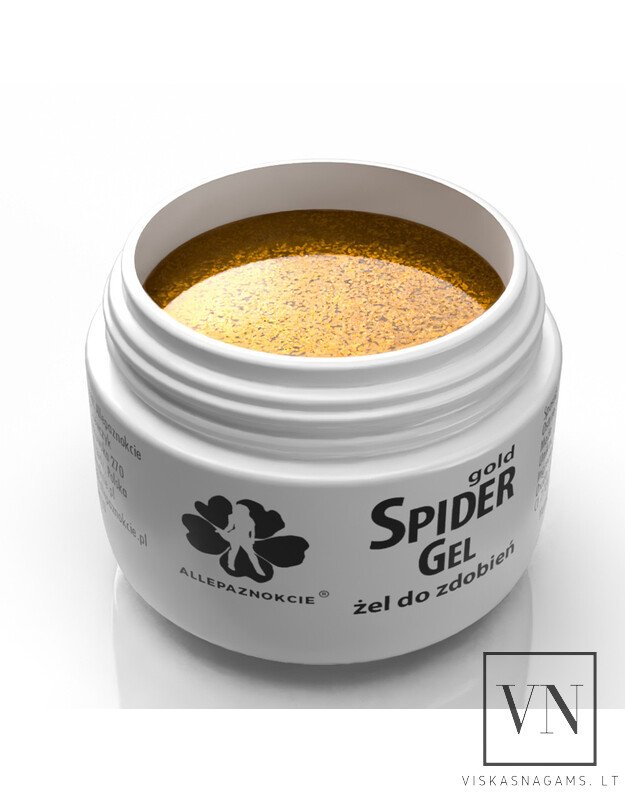 SPIDER spalvotas gelis GOLD