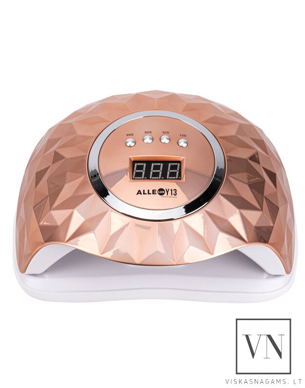 248W LED/UV hibridinė lempa ALLELUX Y13, ROSE GOLD