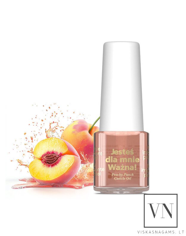 PEACHY PUNCH nagų ir odelių aliejukas, 5ml