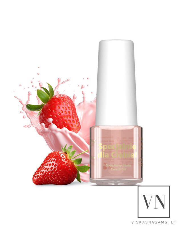 STRAWBERRY SHAKE nagų ir odelių aliejukas, 5ml