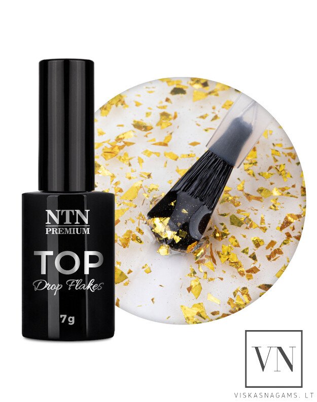 NTN TOP DROP FLAKES viršutinis sluoksnis GOLDEN, 5g