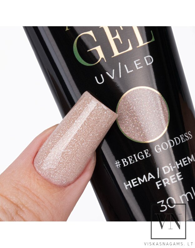 MOLLY NAILS ACRYLGEL polygelis BEIGE GODDESS, 30ml