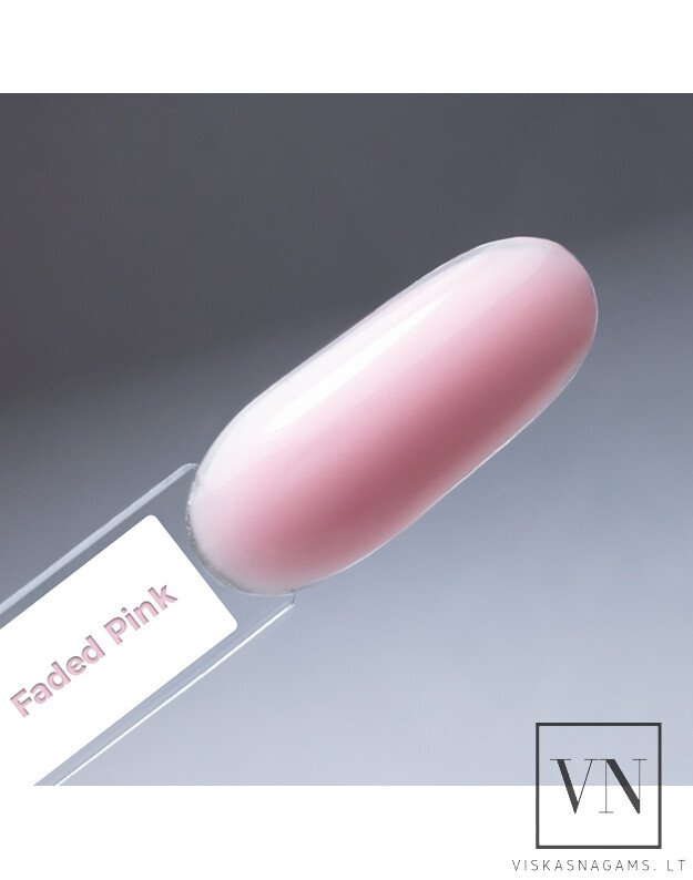 FIBER RUBBER BASE FADED PINK bazė su pluoštu, 10g