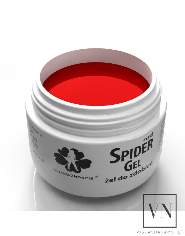 SPIDER spalvotas gelis RED