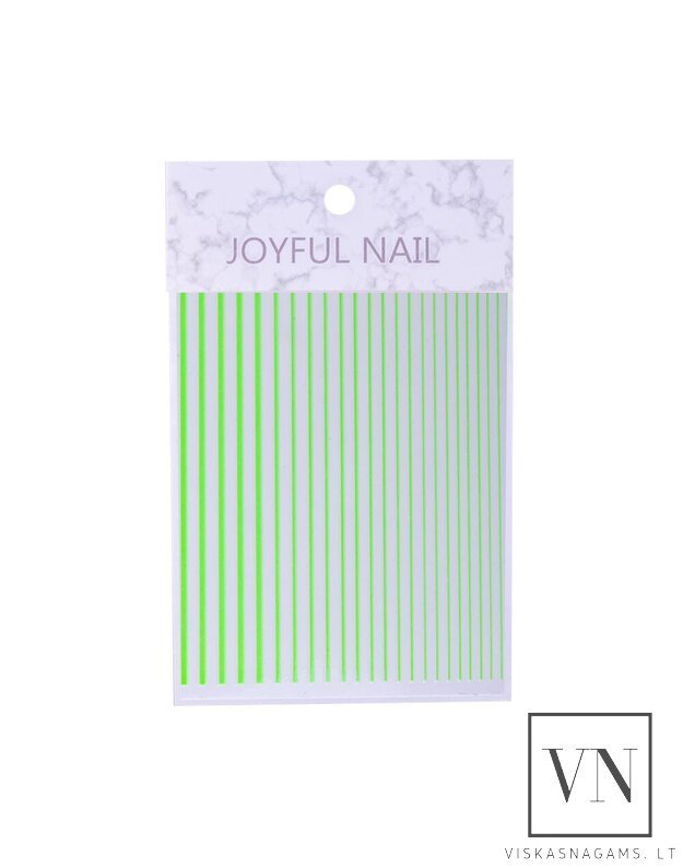 Lipdukas juostelės "Joyfull - neon green"